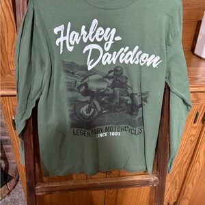 Harley-Davidson Olive Long Sleeve Tee